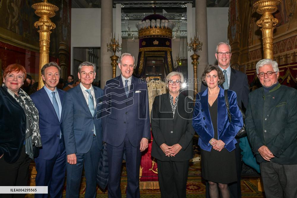 Count of Paris Jean of Orleans at Le Dernier Sacre exhibition in Paris - FA