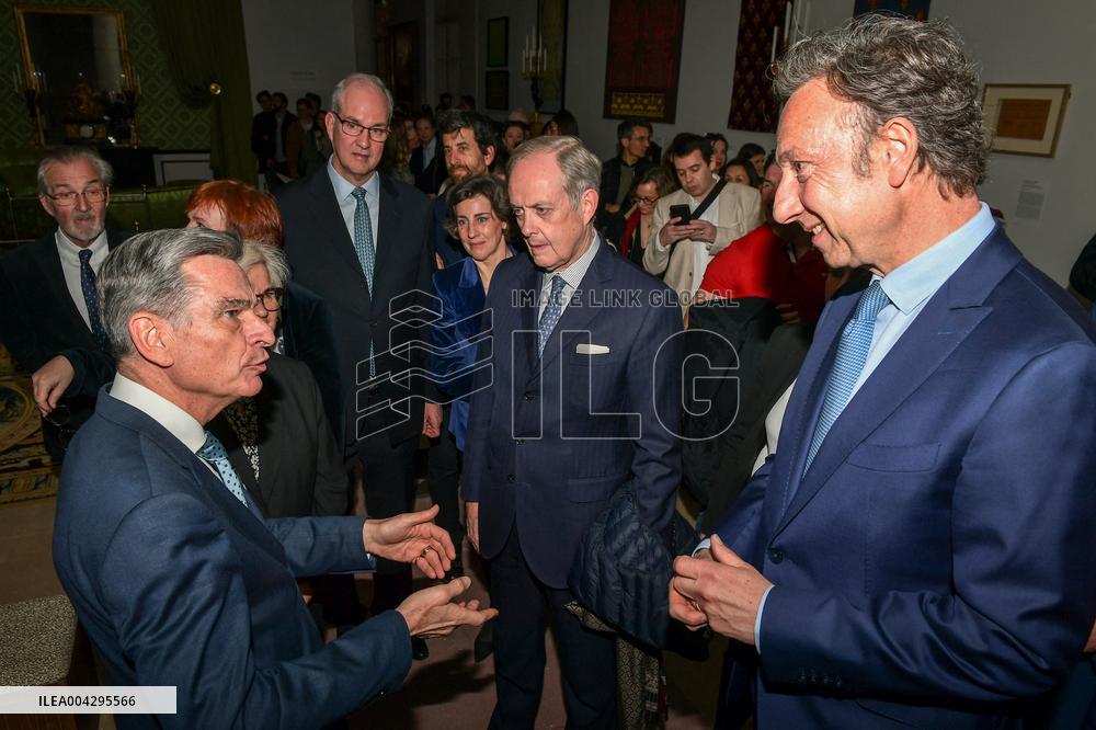 Count of Paris Jean of Orleans at Le Dernier Sacre exhibition in Paris - FA