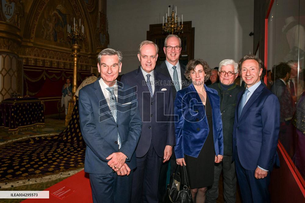 Count of Paris Jean of Orleans at Le Dernier Sacre exhibition in Paris - FA