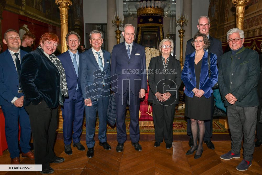Count of Paris Jean of Orleans at Le Dernier Sacre exhibition in Paris - FA