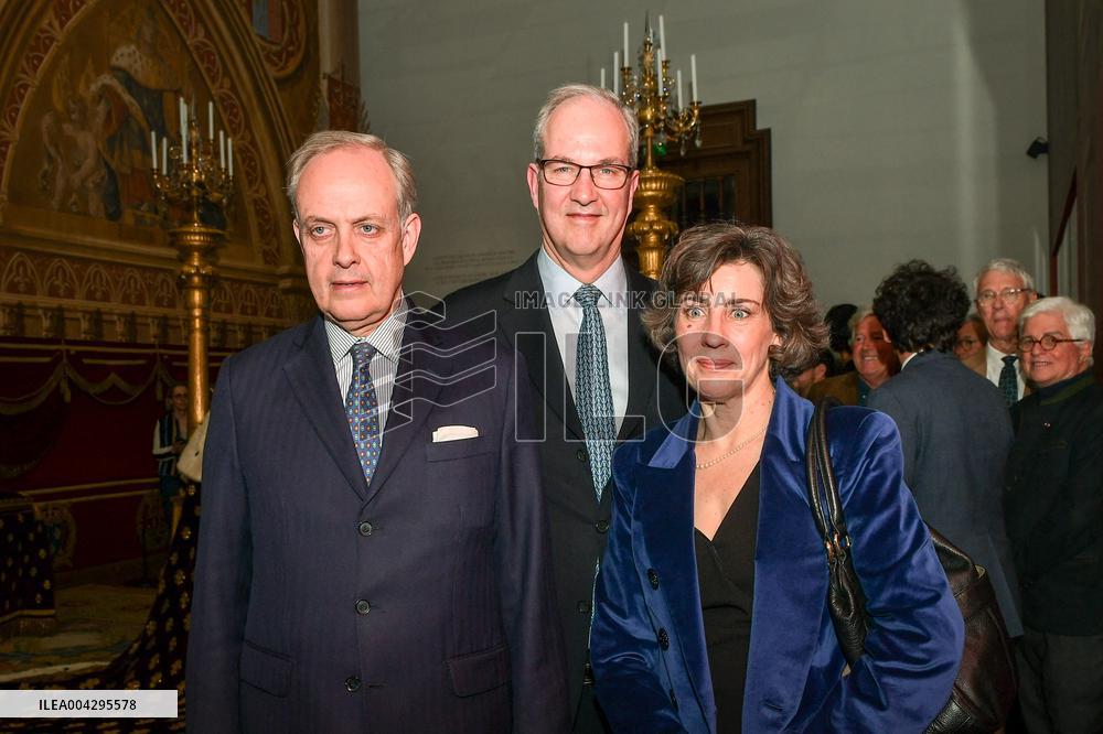 Count of Paris Jean of Orleans at Le Dernier Sacre exhibition in Paris - FA