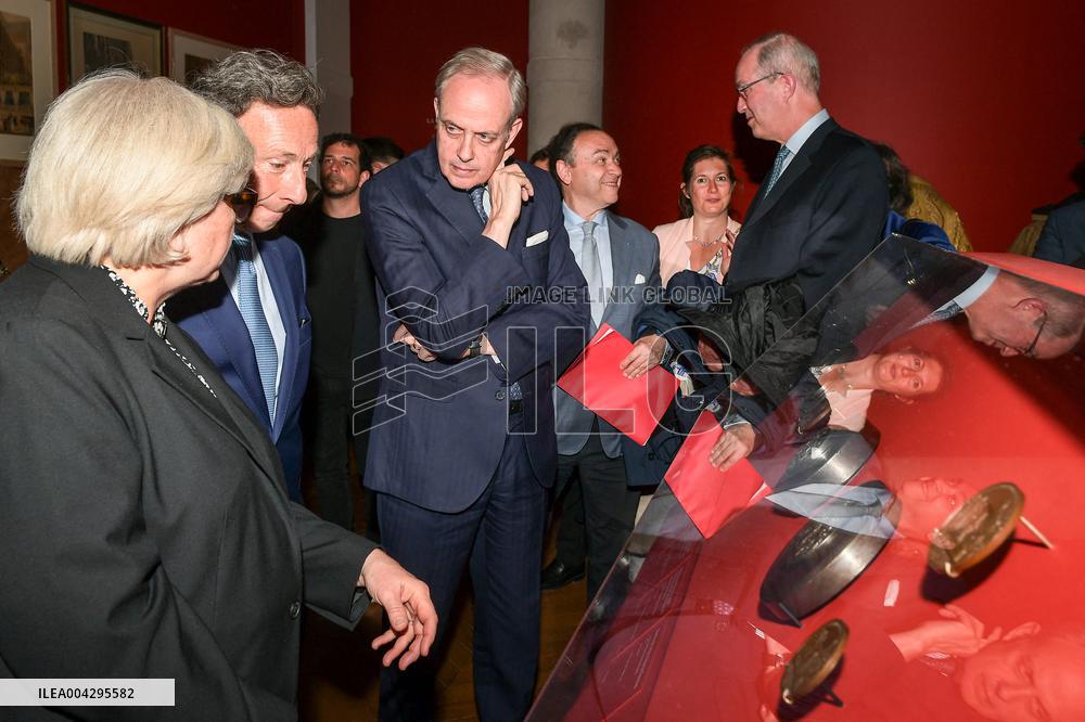 Count of Paris Jean of Orleans at Le Dernier Sacre exhibition in Paris - FA