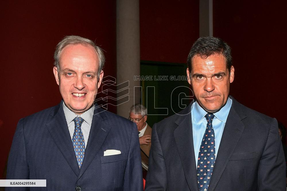 Count of Paris Jean of Orleans at Le Dernier Sacre exhibition in Paris - FA