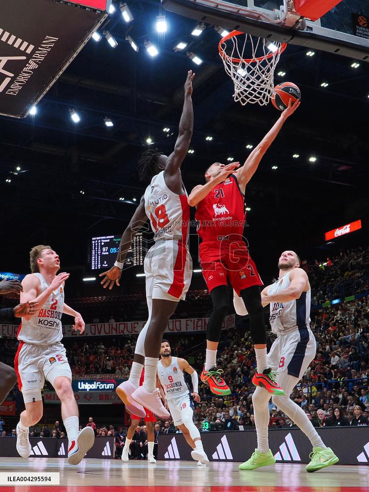 BASKET - Euroleague - EA7 Emporio Armani Milano vs Baskonia Vitoria-Gasteiz