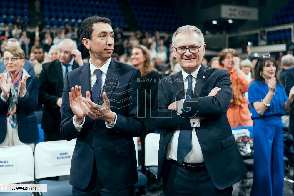 Bruno Retailleau campaign for the presidency of Les Republicains LR - Paris AJ