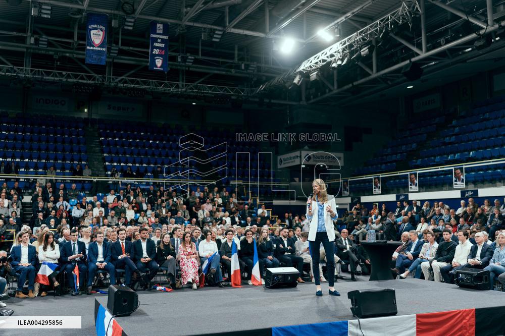 Bruno Retailleau campaign for the presidency of Les Republicains LR - Paris AJ