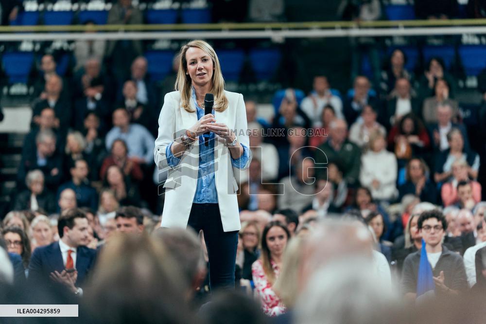 Bruno Retailleau campaign for the presidency of Les Republicains LR - Paris AJ