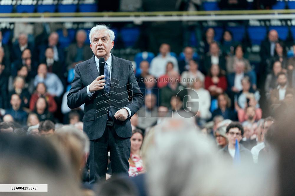 Bruno Retailleau campaign for the presidency of Les Republicains LR - Paris AJ