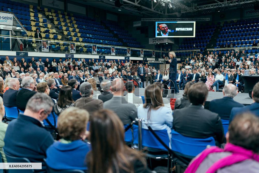 Bruno Retailleau campaign for the presidency of Les Republicains LR - Paris AJ