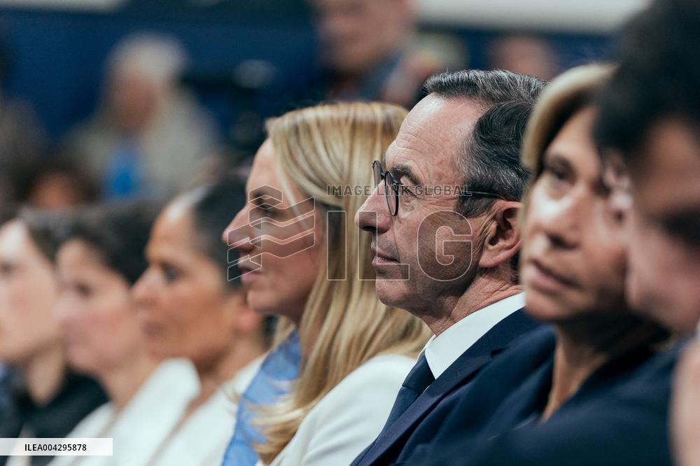 Bruno Retailleau campaign for the presidency of Les Republicains LR - Paris AJ