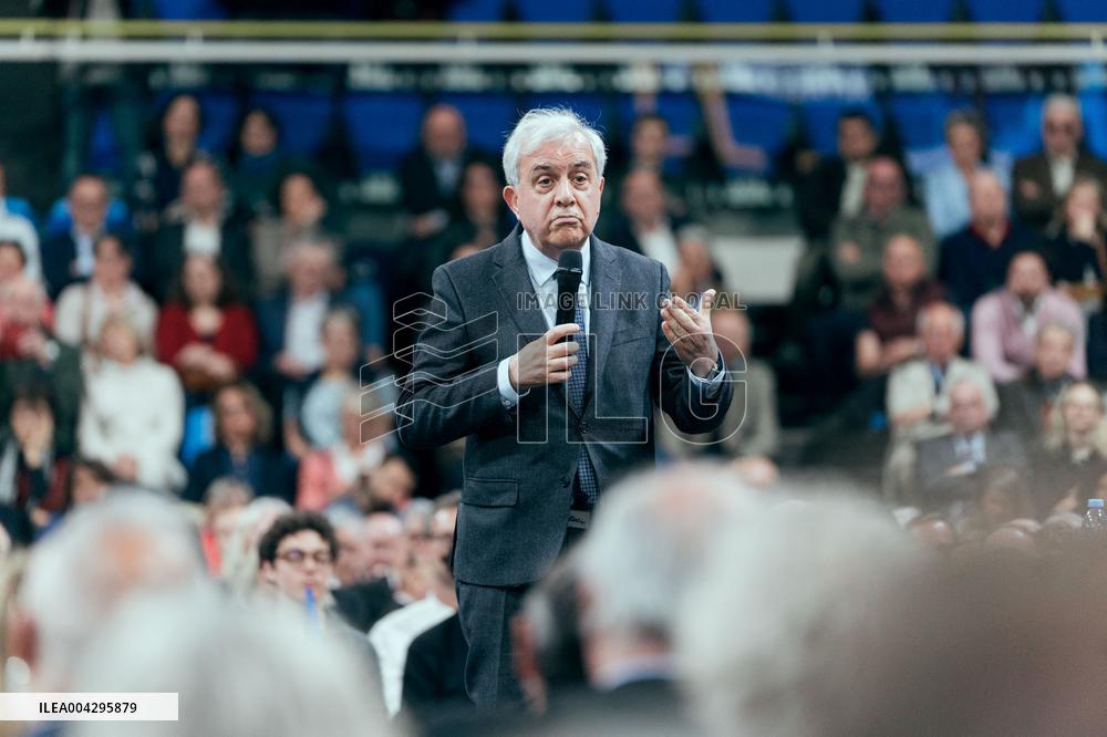 Bruno Retailleau campaign for the presidency of Les Republicains LR - Paris AJ