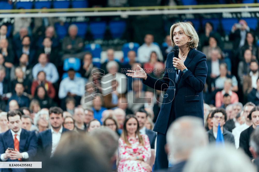 Bruno Retailleau campaign for the presidency of Les Republicains LR - Paris AJ