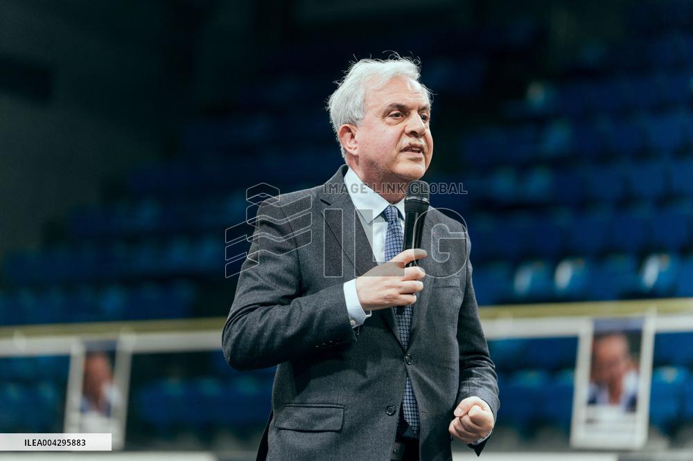 Bruno Retailleau campaign for the presidency of Les Republicains LR - Paris AJ