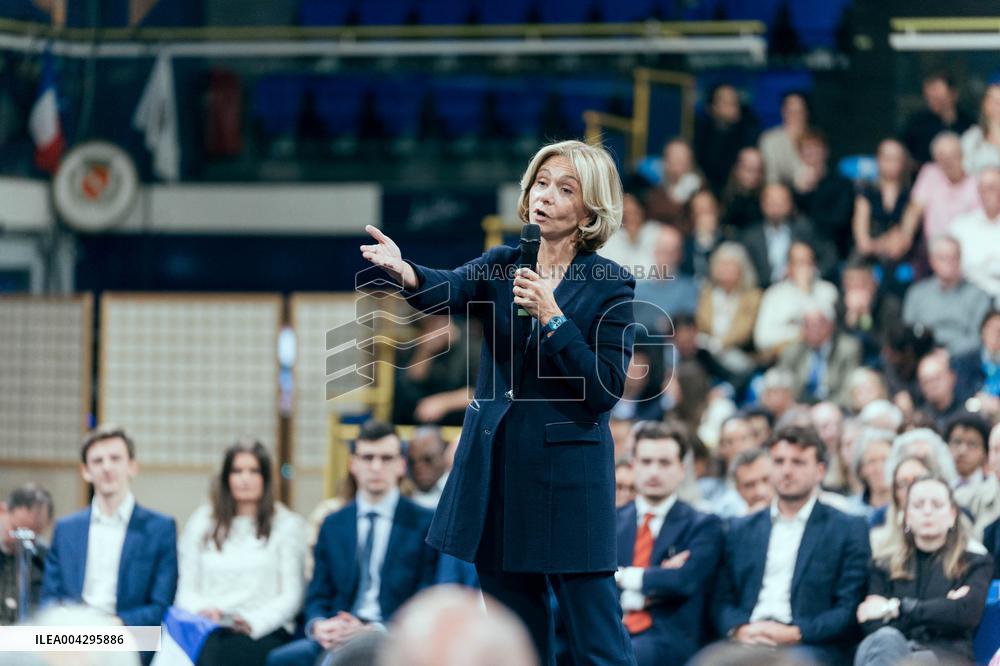 Bruno Retailleau campaign for the presidency of Les Republicains LR - Paris AJ