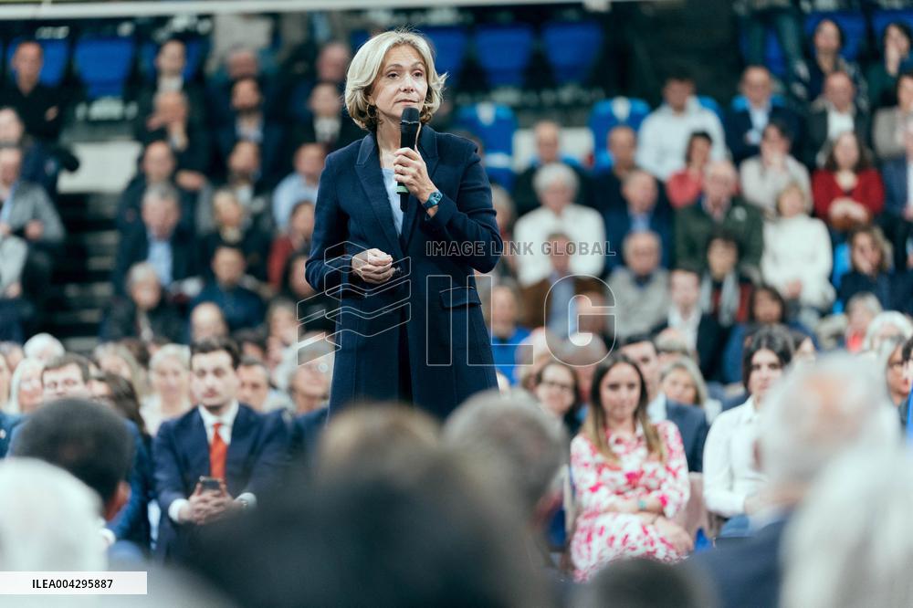Bruno Retailleau campaign for the presidency of Les Republicains LR - Paris AJ