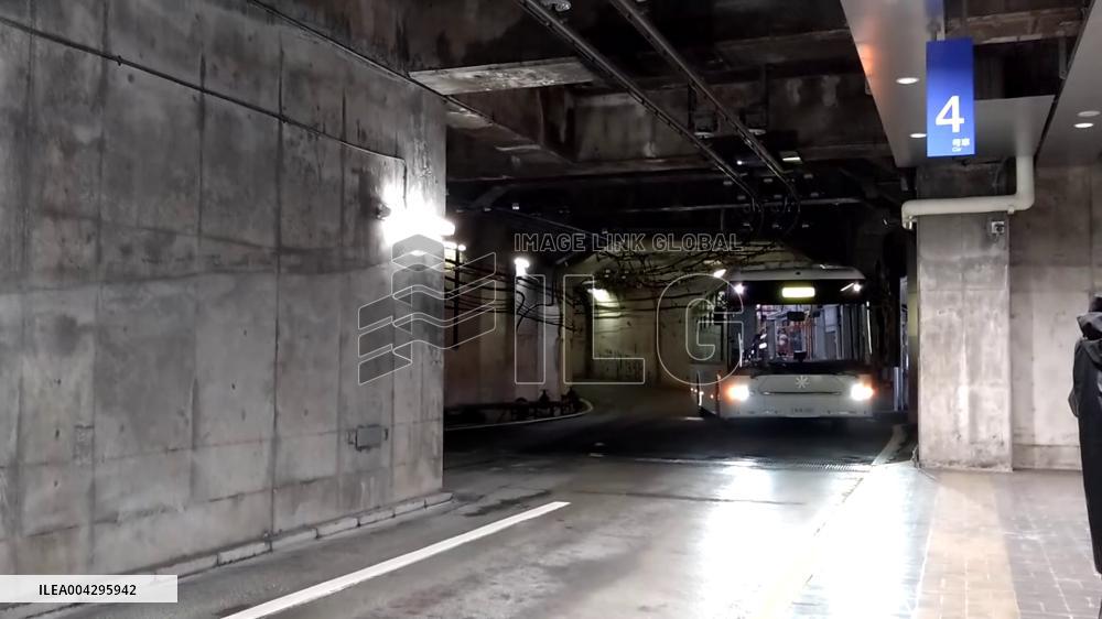 Electric bus to run on Alpine route in central Japan