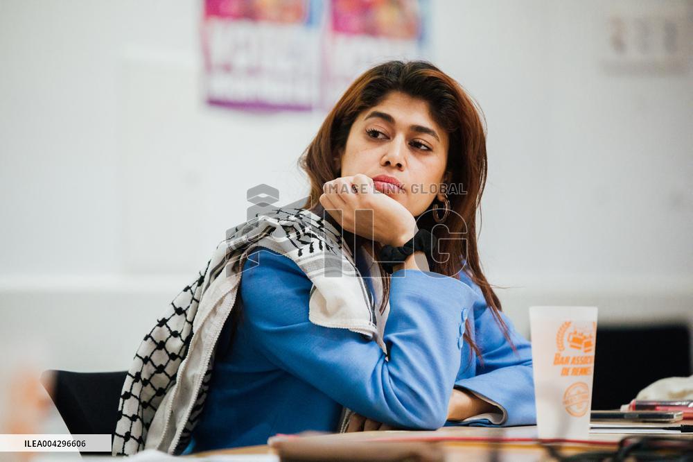 Rima Hassan at Rennes 2 - A MEP's Perspective - Rennes