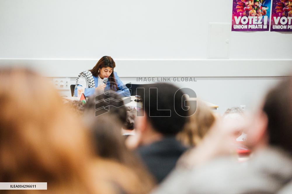 Rima Hassan at Rennes 2 - A MEP's Perspective - Rennes