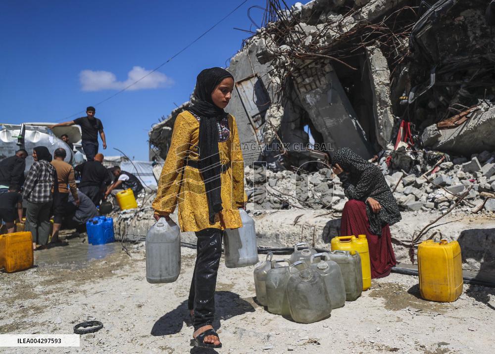 Water Crisis in Jabalia Refugee Camp - Gaza