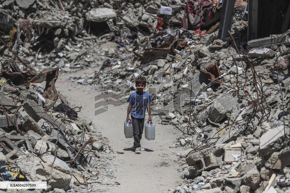 Water Crisis in Jabalia Refugee Camp - Gaza