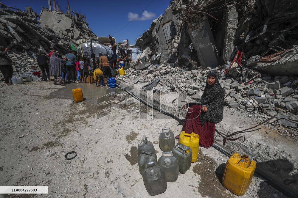 Water Crisis in Jabalia Refugee Camp - Gaza