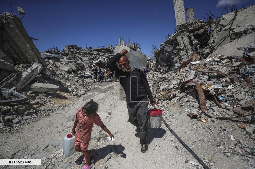 Water Crisis in Jabalia Refugee Camp - Gaza