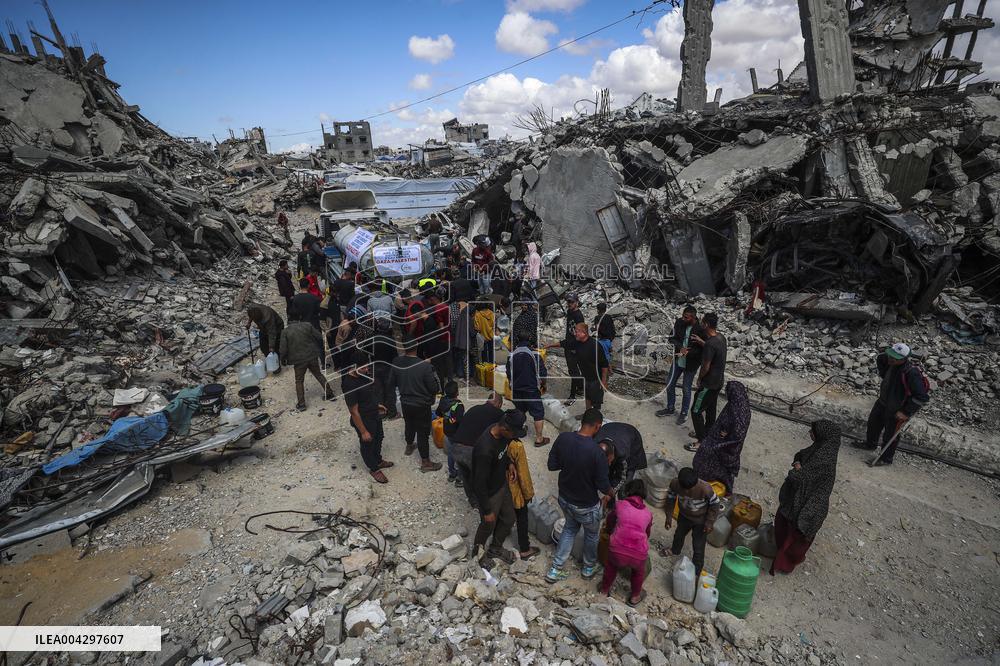 Water Crisis in Jabalia Refugee Camp - Gaza