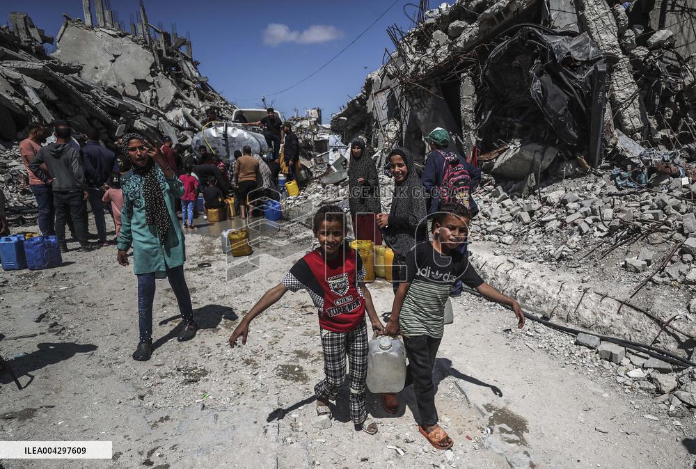 Water Crisis in Jabalia Refugee Camp - Gaza