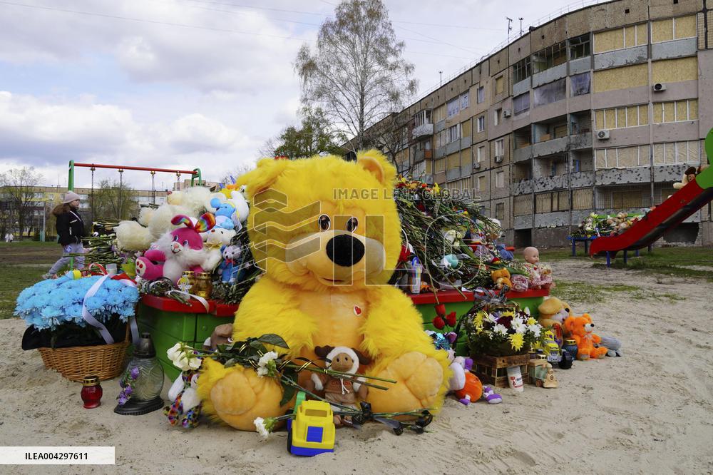Scene in southern Ukraine
