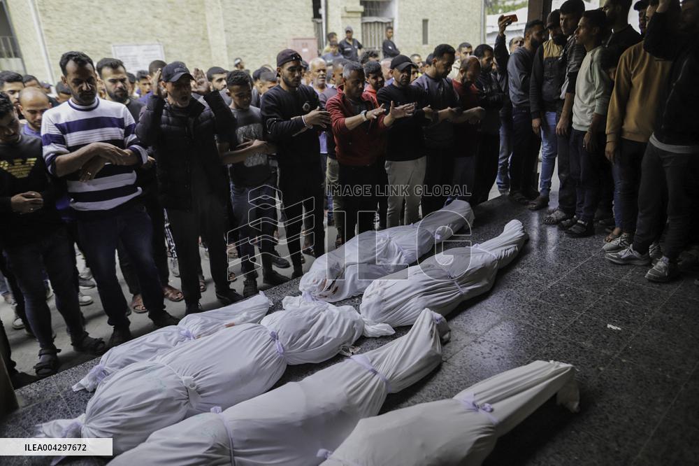Israeli Airstrike of April 9 in Gaza - Palestine