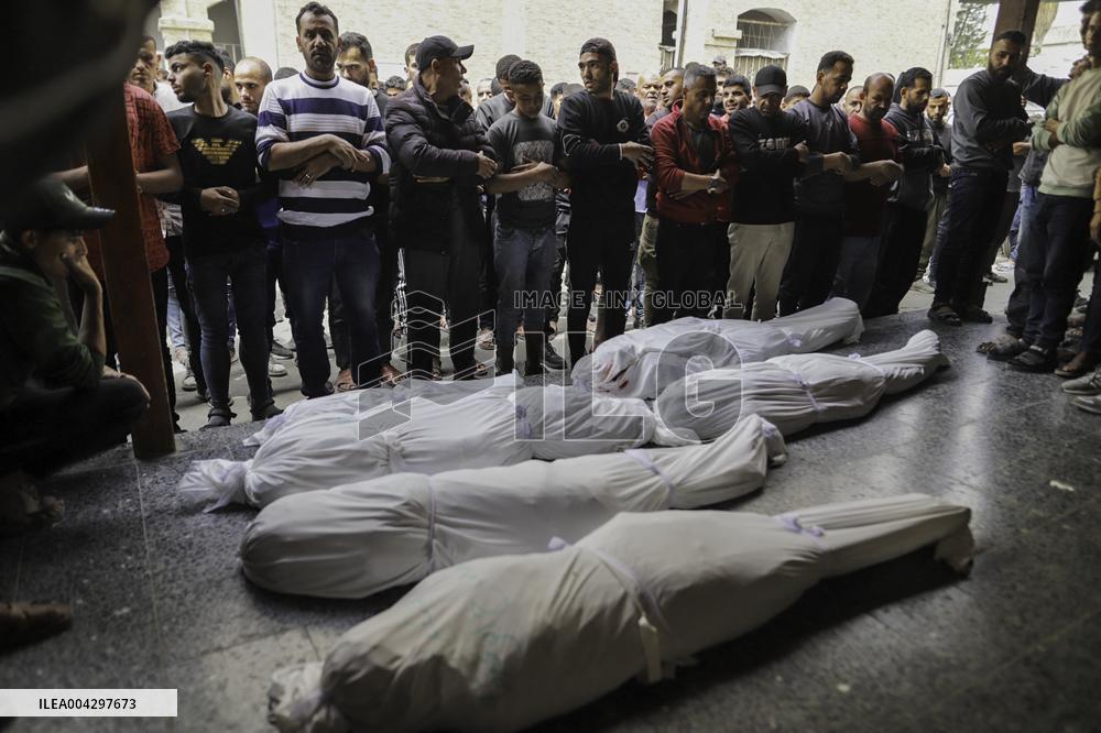 Israeli Airstrike of April 9 in Gaza - Palestine