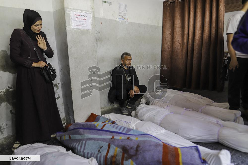 Israeli Airstrike of April 9 in Gaza - Palestine