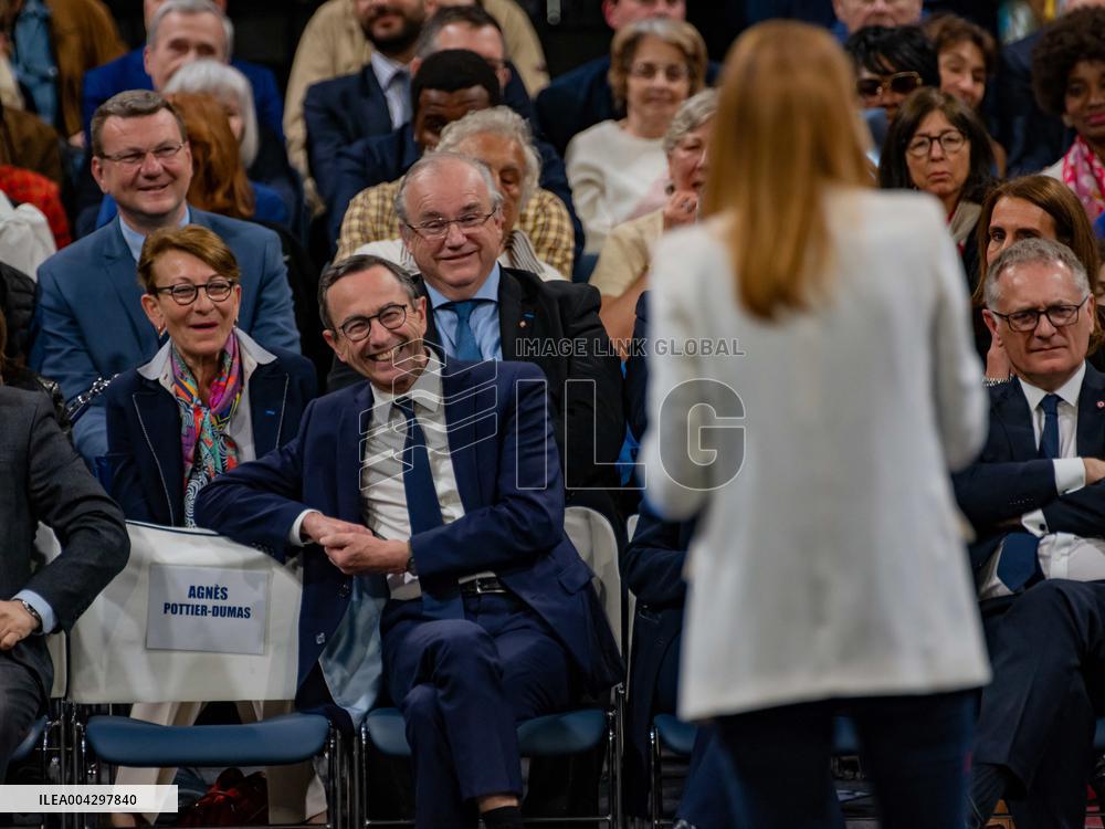 Bruno Retailleau Campaign for The Presidency of Les Republicains LR - Levallois