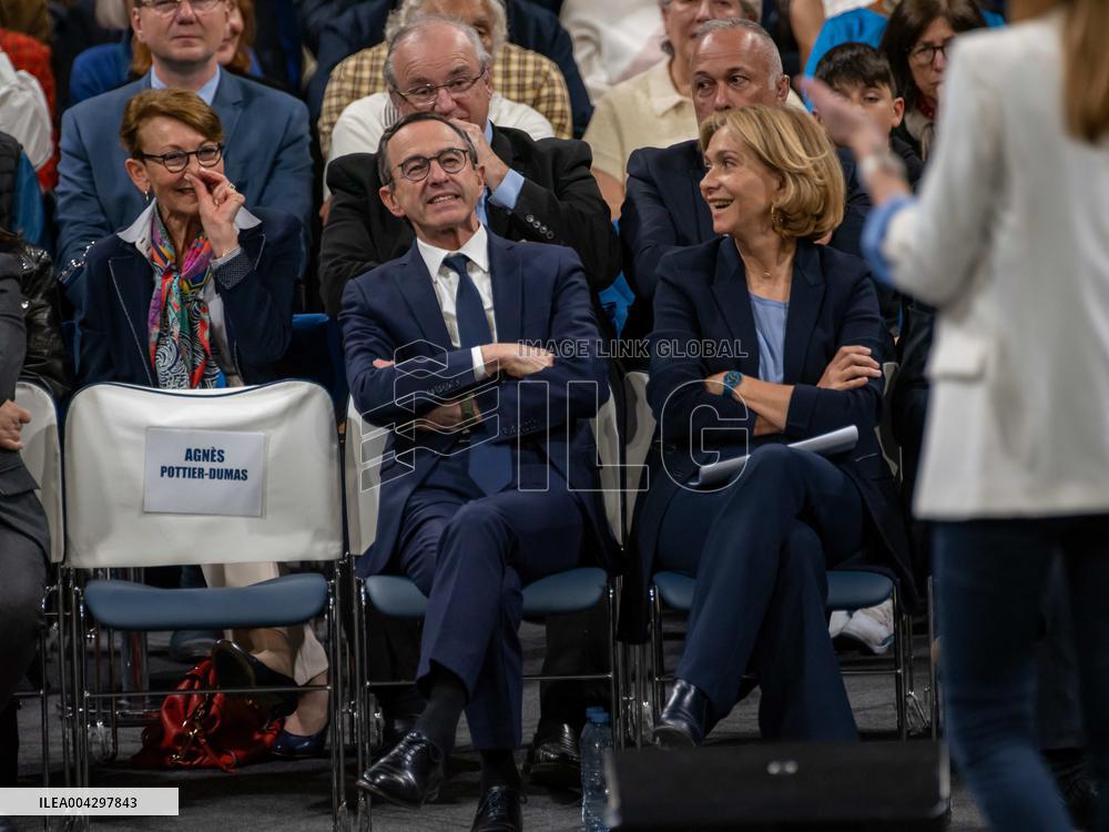 Bruno Retailleau Campaign for The Presidency of Les Republicains LR - Levallois