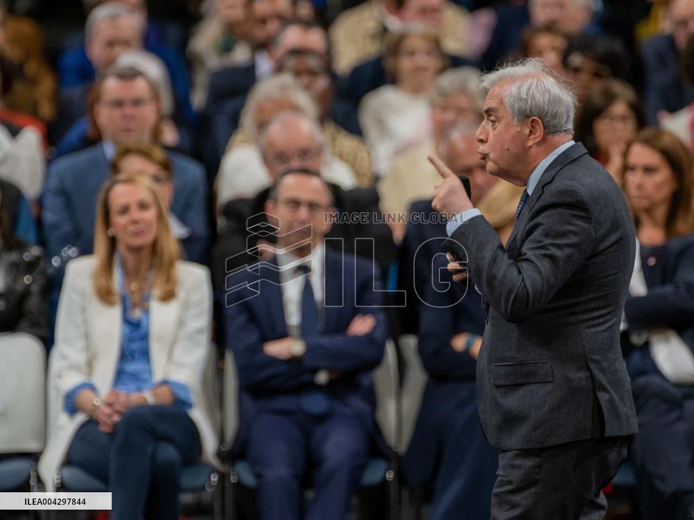 Bruno Retailleau Campaign for The Presidency of Les Republicains LR - Levallois