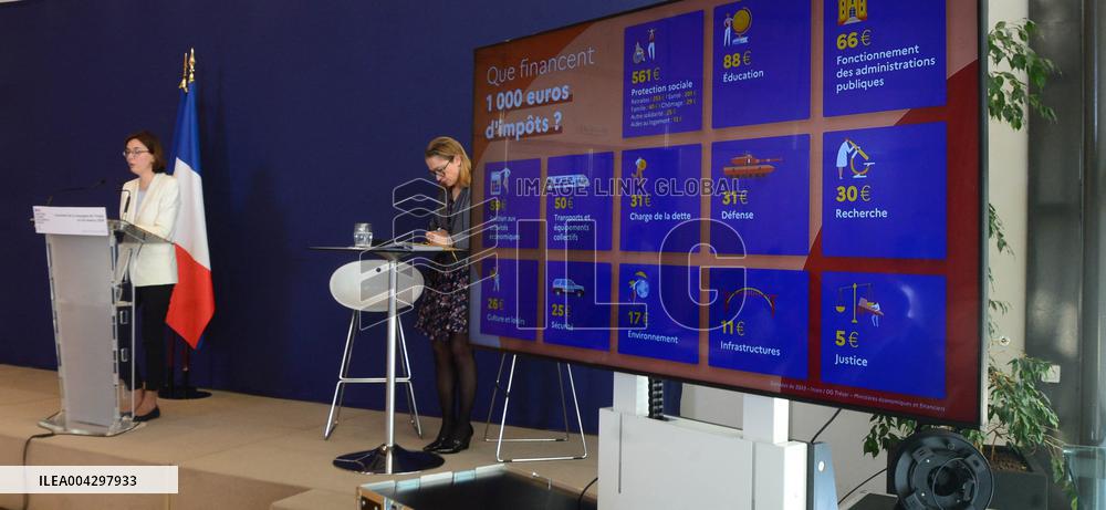 Launching the 2024 Tax Season - Ministry of the Budget in Bercy