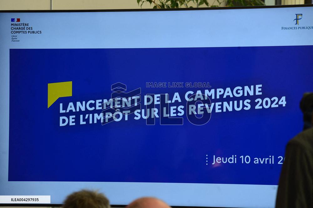 Launching the 2024 Tax Season - Ministry of the Budget in Bercy