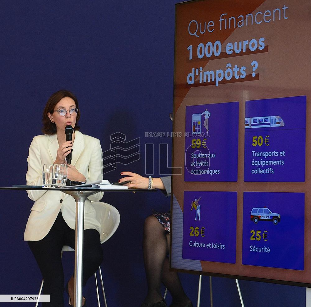 Launching the 2024 Tax Season - Ministry of the Budget in Bercy