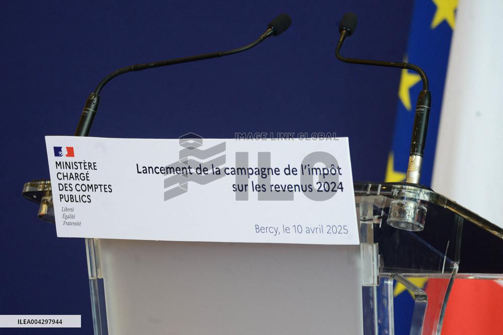 Launching the 2024 Tax Season - Ministry of the Budget in Bercy