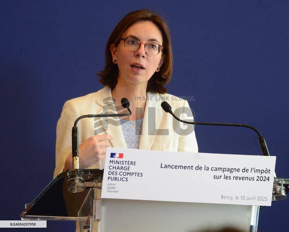 Launching the 2024 Tax Season - Ministry of the Budget in Bercy