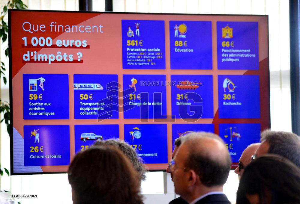 Launching the 2024 Tax Season - Ministry of the Budget in Bercy