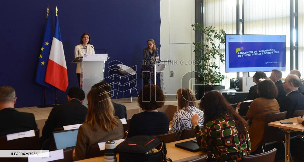 Launching the 2024 Tax Season - Ministry of the Budget in Bercy