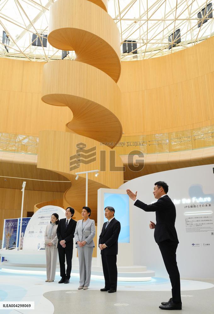 Japan emperor, empress visit Osaka