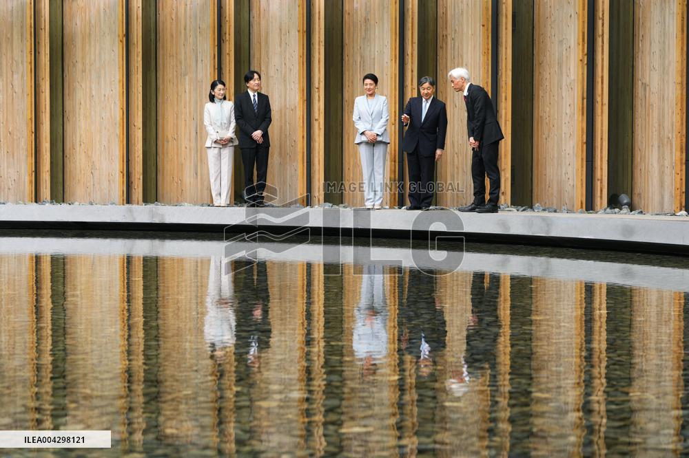Japan emperor, empress visit Osaka
