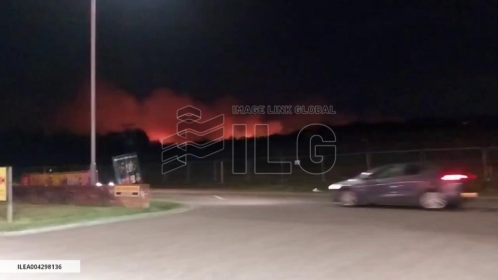 UK: Wildfire Burns Overnight in Cumbernauld, Scotland