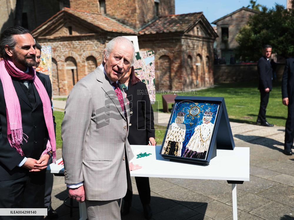 King Charles III And Queen Camilla Visit Ravenna - Italy