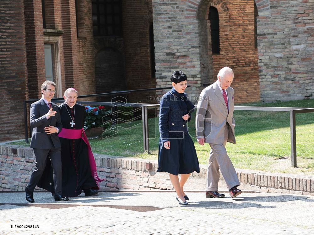 King Charles III And Queen Camilla Visit Ravenna - Italy