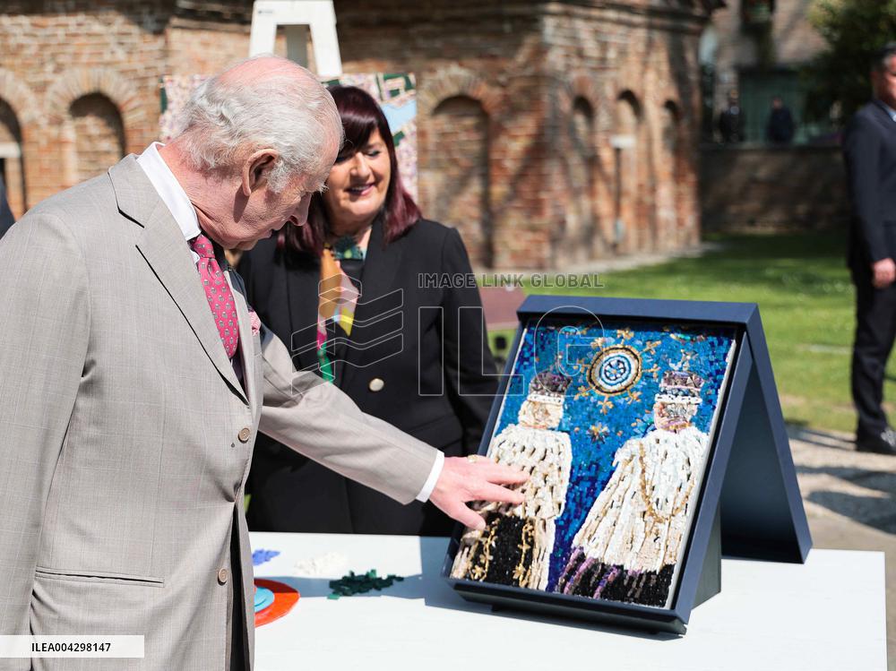 King Charles III And Queen Camilla Visit Ravenna - Italy