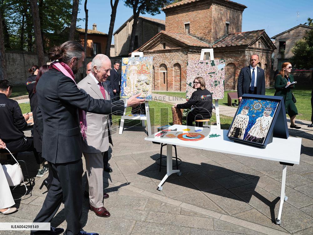 King Charles III And Queen Camilla Visit Ravenna - Italy