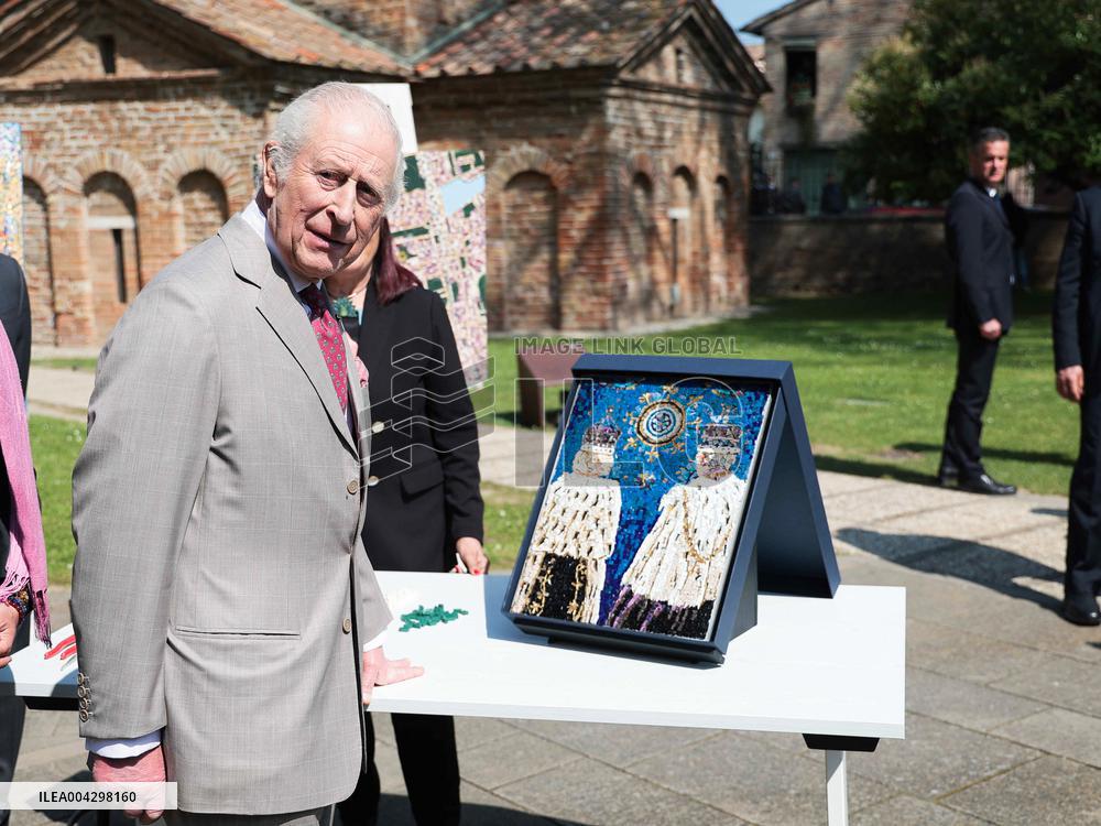 King Charles III And Queen Camilla Visit Ravenna - Italy